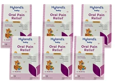 6 PACK Hyland’s Baby Oral Pain Relief Daytime 125 Quick-Dissolving Tablets Homeo