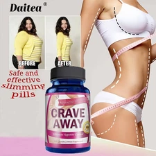 Weight Loss Capsules Fat Burner Supplement Appetite Suppressant Detox 120Caps