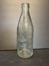 Vintage Pepsi-Cola 10 Oz Embossed Swirl Glass Soda Bottle LG 238 No Refill