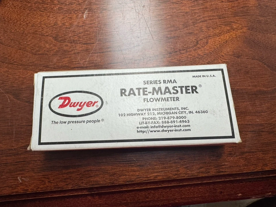 Dwyer RMA-21-SSV 流量计 0-10 升/分钟 空气,SS 阀 RMA 系列 — 第 2/2 张图片