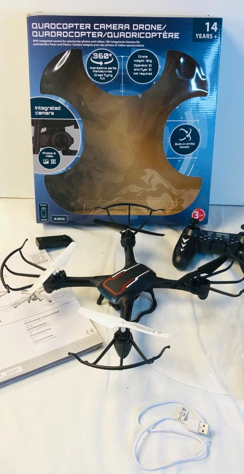 Quadrocopter mit 2MP/ FullHD Video-Kamera (fernsteuerbar) - Bild 4 von 4