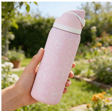 Owala Freesip 32oz Girl Pink Ribbon Toile UO Urban Outfitters Cup Bottle New Box