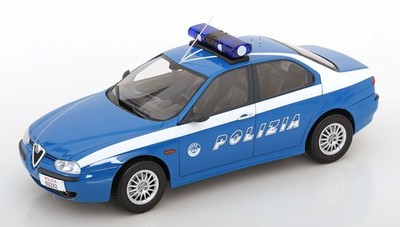1:18 Triple 9 Alfa Romeo 156  Polizia 1998 blue/white