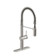Kohler Haku Semi-Professional Kitchen Sink Faucet - Stainless Steel - R38475-LVS