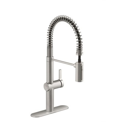 Kohler Haku Semi-Professional Kitchen Sink Faucet - Stainless Steel - R38475-LVS