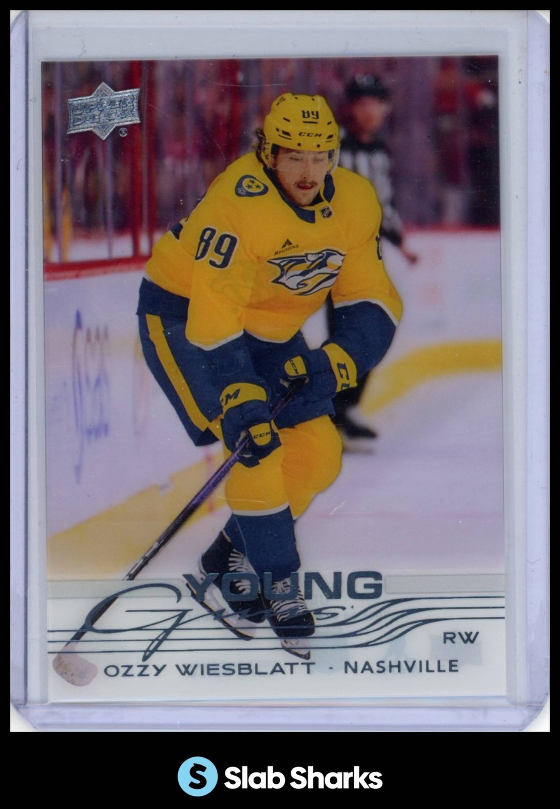 2025 UPPER DECK SERIES 1 #212 OZZY WIESBLATT CLEAR CUT YOUNG GUNS RC ROOKIE