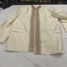 Indian Wedding Jodhpuri Suit Sequins Zari Designer For Man's Groom Size 44 