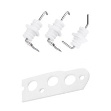 White 104000192-K Flame Rod Electrode Kit for Rinnai Tankless Water Heater