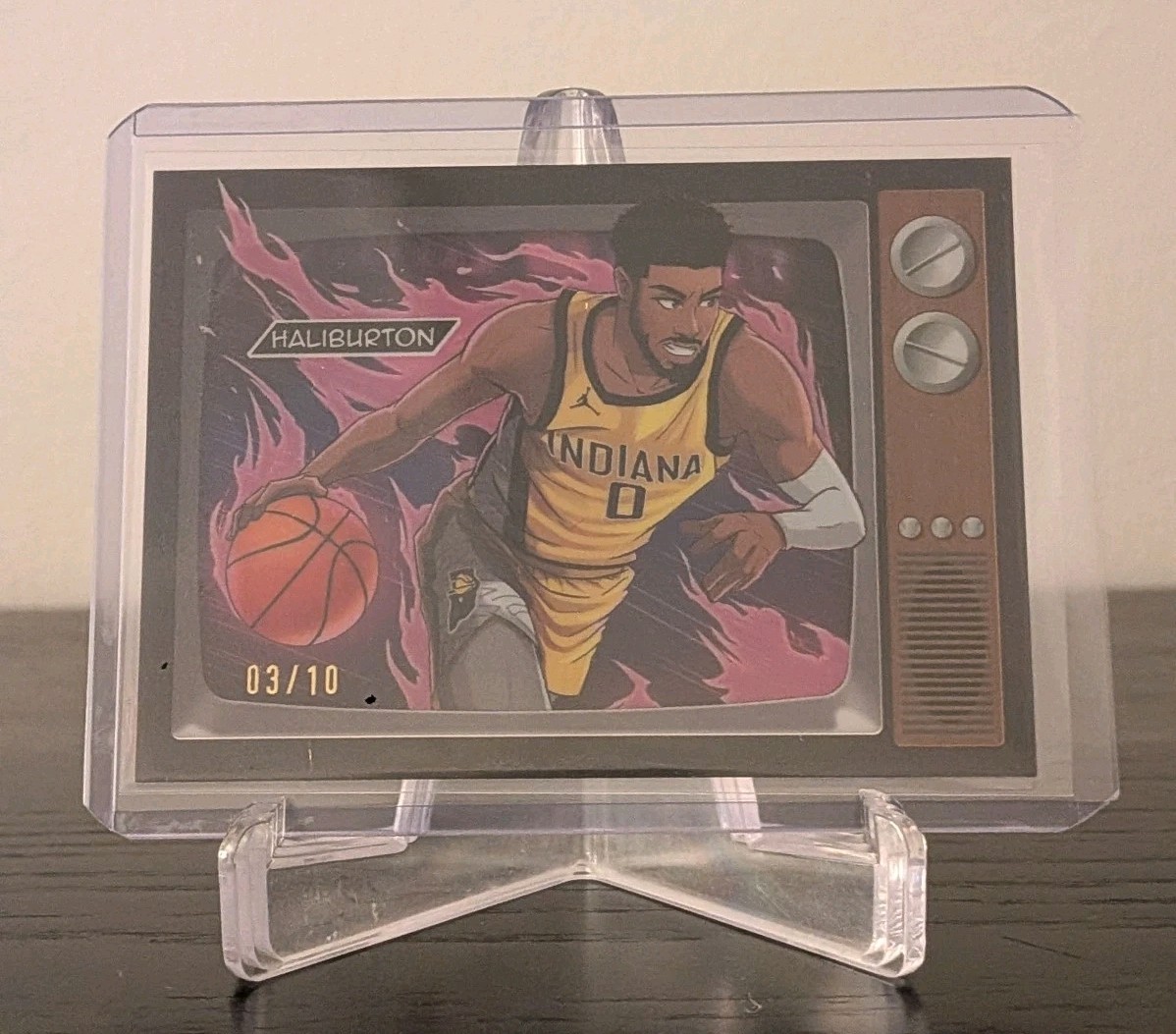 2025-26 Bowman Chrome Tyrese Haliburton #NBA-A5 Anime Black 3/10 Pacers 