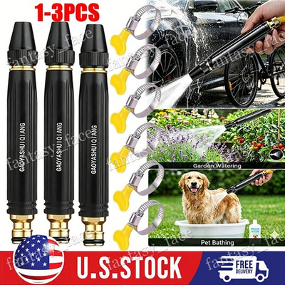 #ad Larnto High Pressure Hose Nozzle Water Gun for Car Wash Garden Pressure Booster $17.09
