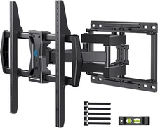 Full Motion TV Wall Mount for Most 37-75 Inch Tvs, Wall Mount Bracket with Dual