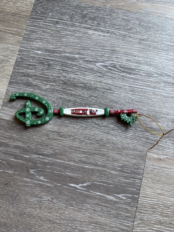 Disney Store Limited Edition Mickey's Holiday  Christmas Train Collectible Key