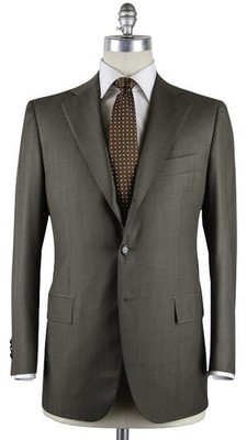 Cesare Attolini Olive Green Suit 40/50