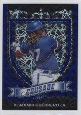 2021 Panini Chronicles Crusade Blue Velocity Prizm Vladimir Guerrero Jr #4 13x1