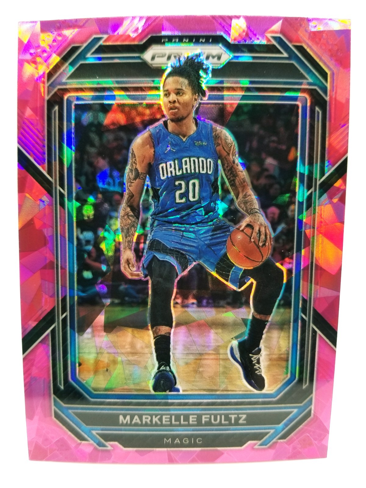 2022-23 Panini Prizm Markelle Fultz #174 Pink Cracked Ice Prizm Orlando Magic