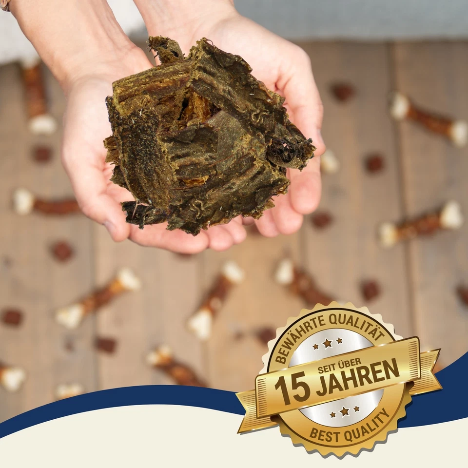 10 kg Rinderpansen klein Kausnack Leckerli Hundefutter für Hunde Rind Lyra Pet® - Bild 4 von 4