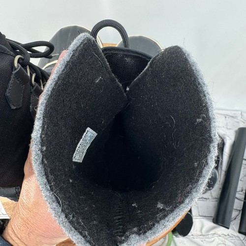 Sorel Winter Karneval schwarz wasserdicht Winterstiefel isoliert gefüttert Damengröße 7 - Bild 12 von 13