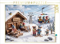 Calvendo Puzzle HüTtenzauber Im Februar | 1000 Teile Lege-GrößE 64X48Cm Foto-Puz