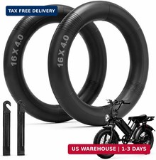 Bike Inner Tube 16x4.0 20x4.0 26x4.0 Bike Tube Fat Tire Tube 2 Pack Electric Bik