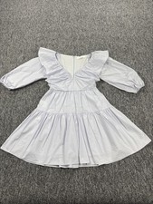 ASTR the Label Dress Women Small Volilot Smocked Tiered Layered Lagenlook Mini