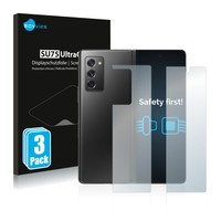 6X Schutzfolie Samsung Galaxy Z Fold 2 5G (Display+RüCkseite) Display Schutz
