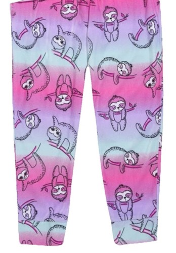 Wonder Nation Girls Pajamas Multicolor 7/8 Top Joggers Graphics 2 Piece Set - Picture 9 of 10
