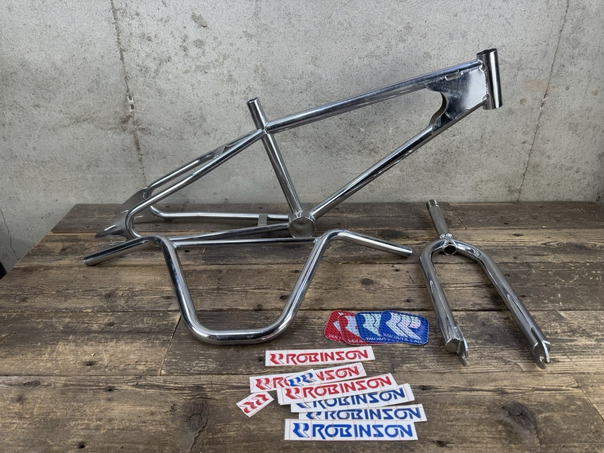 1979 Robinson Junior Bmx Frame Fork Handlebars Bars Vintage Old