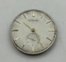 Vintage LeCoultre Caliber 480/CW 17-Jewel Wristwatch Movement 29mm For Parts