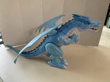 Zuru Robo Alive Roaring Ice Dragon Battery Powered Robotic Walking Light Up