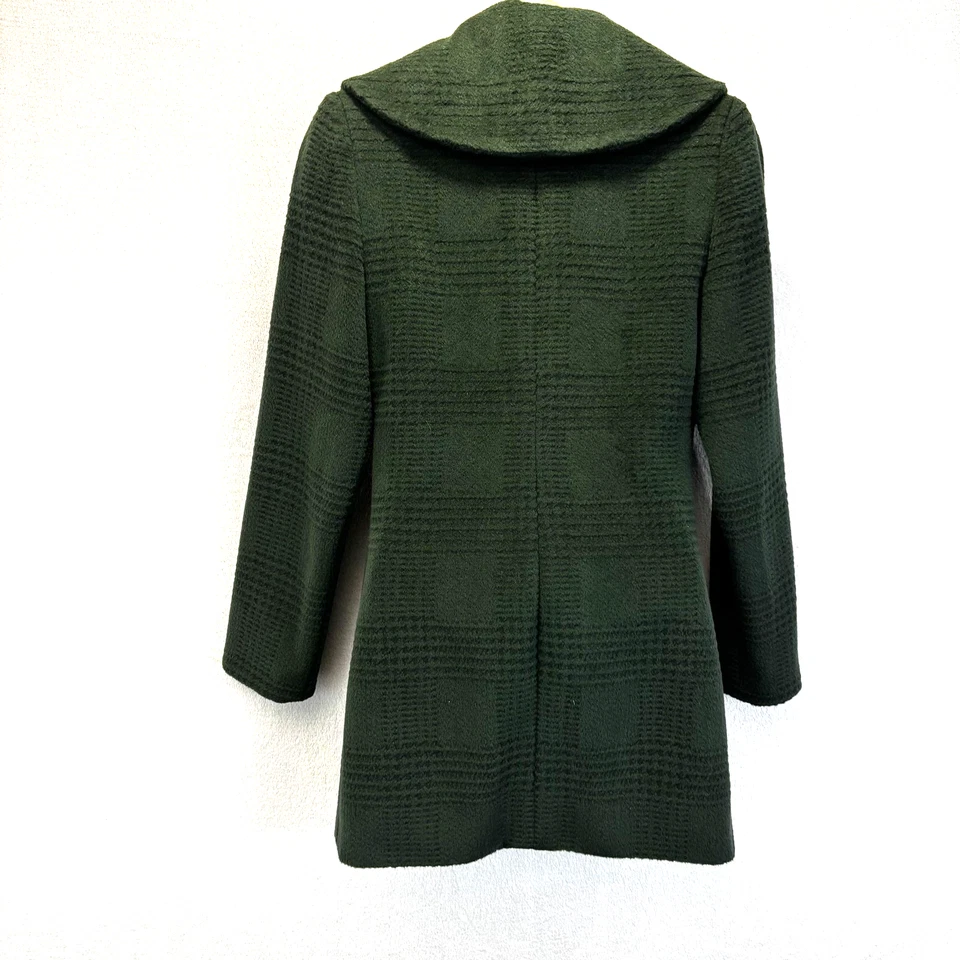 Chaqueta gris Aspen Toggle para mujer talla 2 verde suave forrada difusa chaqueta abrigo usada en excelente estado Foto 2 de 4