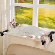 Cat Window Perch Bed Cat Hammock for Window Sill Seat, 2 in 1 Adjustable Larg...
