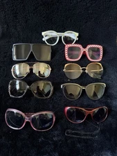 Lot Of 9 Pair Multi Brands Unisex Adult Assorted  Sunglasses 