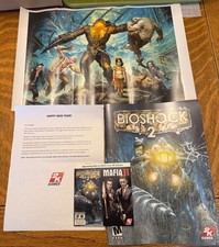 Bioshock 2 2K Games Xbox 360 PS3 GameStop Promo Launch Kit w/Poster!