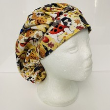 women surgical/scrub/hat/ cap cord lock,bouffant style - Halloween