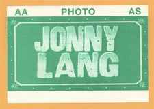 Jonny Lang 1999 Concert Tour ALL ACCESS Backstage Pass