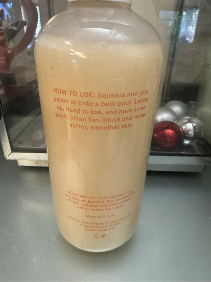 Jabón corporal Josie Maran Night Flower, 16 oz melocotones y peras 🍐. Nuevo Foto 2 de 2