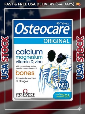 Osteocare Bone Health Supplement 90 Tablets Calcium Magnesium Zinc Vitamin D3
