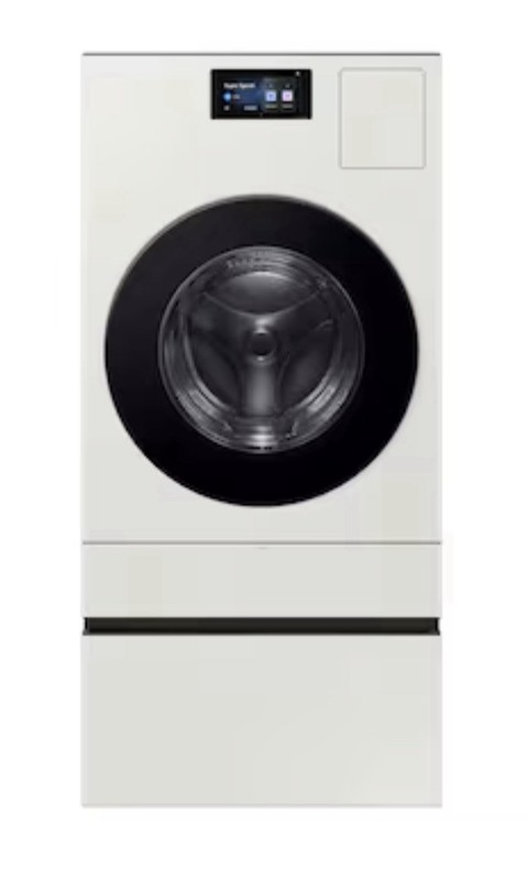 Samsung WE602NY /US 27" Washer/Dryer Laundry Storage Drawer Pedestal Ivory White