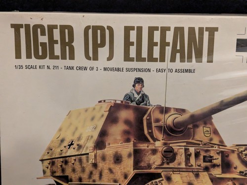 KIT MODELLINO SIGILLATO ITALAEREI TIGER (P) ELEFANT TANK HUNTER SCALA 1:35 - Foto 4 di 4