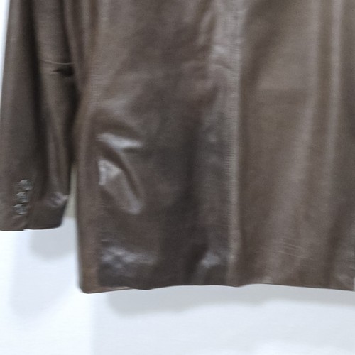 Daniel Cremieux Blazer Mens XL Genuine Lambskin Leather Jacket Coat 2 Button - Picture 7 of 19