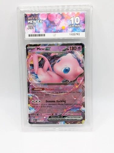 ACE 10 Mew ex 151/165 2023 Pokémon 151 Holo Double Rare English