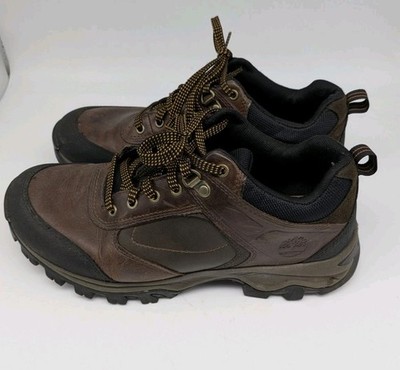 Timberland Men's Mt. Maddsen WP Dark Brown Oiled Shoes 8.5M Great Condition!