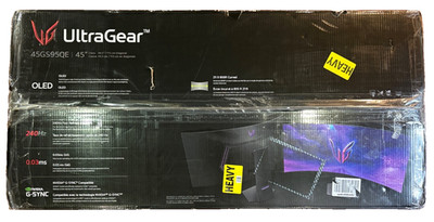 LG Ultragear 45 Inch OLED Curved Gaming Monitor WQHD 800R 240Hz 0.03ms 45GS95QE