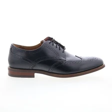 Florsheim Rucci Wing Mens Black Wide Oxfords & Lace Ups Wingtip & Brogue Shoes