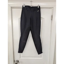 Kerrits Black Fleece Lined Riding Breeches Equestrian Pants Small horses