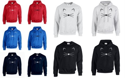 Crazy Cat Lady sweatshirt Pullover Tumblr Kapuze Dope Lustig Lover Kitten ( Meow