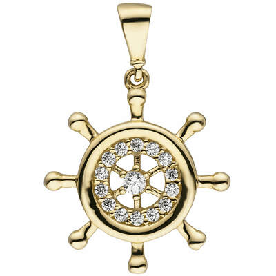 Ciondolo Lettera S Oro NKlaus Lettera O 8 Carati 333 Oro Giallo