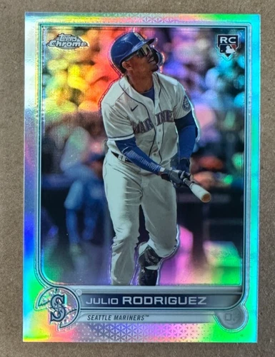 2022 Topps Chrome Update Baseball USC150 Julio Rodriguez refractor rookie /299