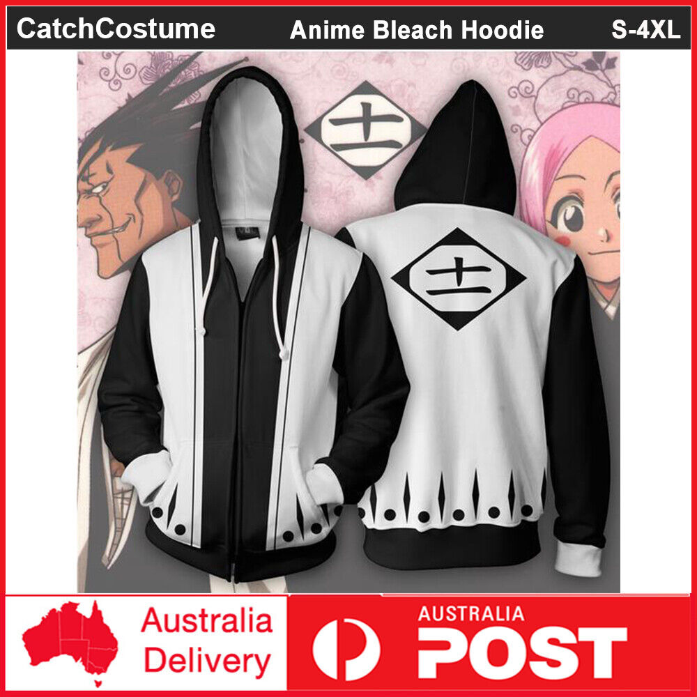 Bleach Hoodies - Anime Fashion Pullovers Unisex Harajuku Casual Long Sleeve  Hoodie | Bleach Store