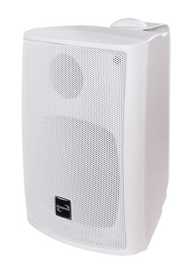 Dynavox PB402 HiFi Box - 3-Wege Boxe weiss *mit Wandhalterung / Paar (2 Stück)*
